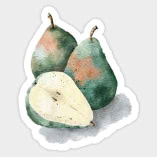 Watercolor pears Sticker